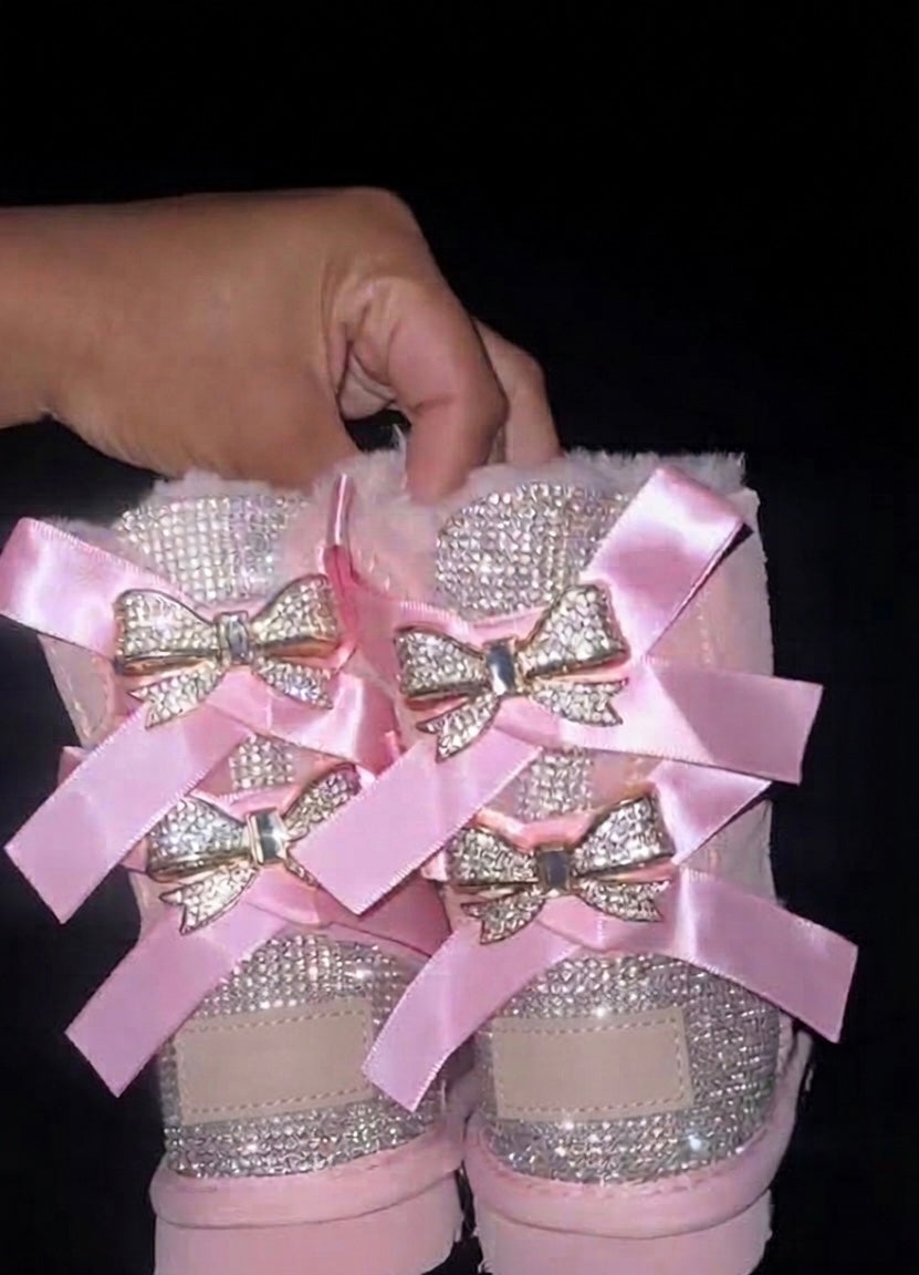 Kid Rhinestone Boots