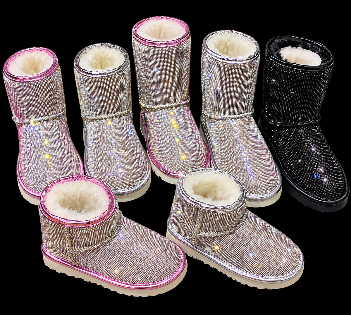 All Over ICE Rhinestone Boots