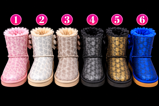 Monogram Baddie Boots