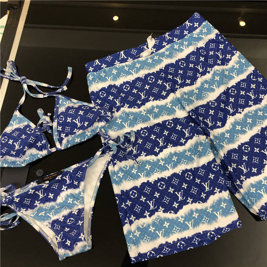 V Couple Bathing Suit Set