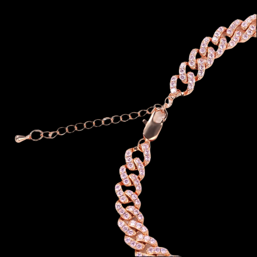 9mm Cuban Chain Anklet - Luxa Rova 