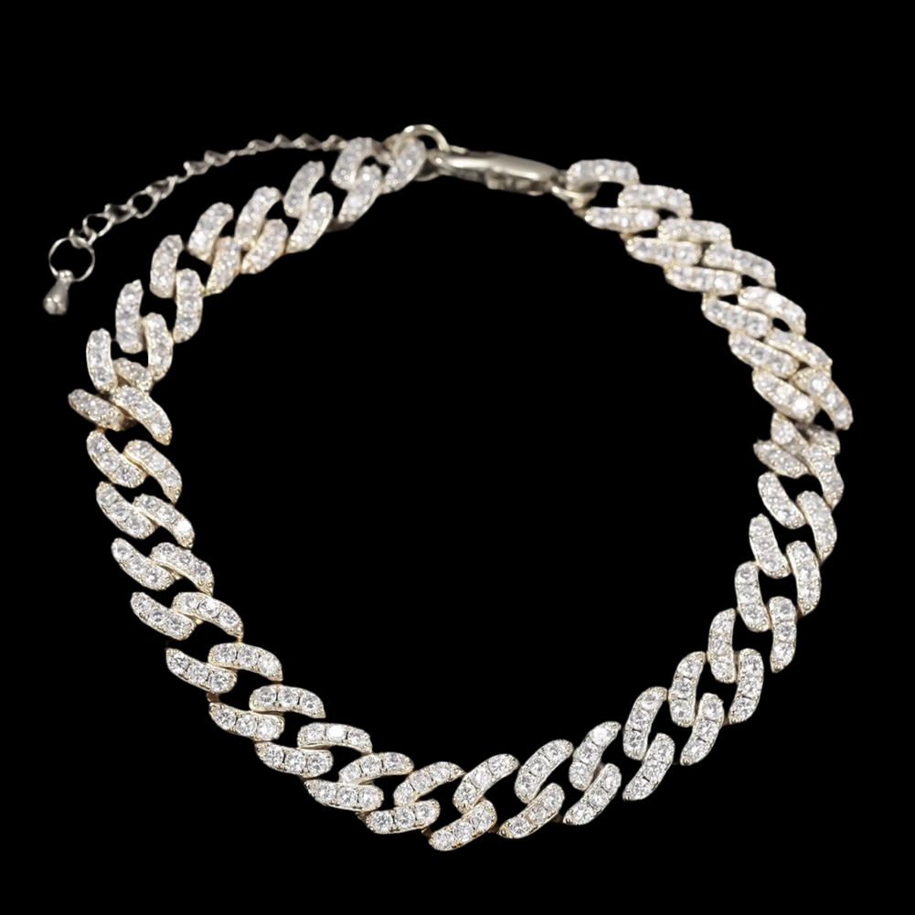 9mm Cuban Chain Anklet - Luxa Rova 