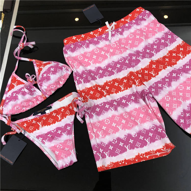 V Couple Bathing Suit Set