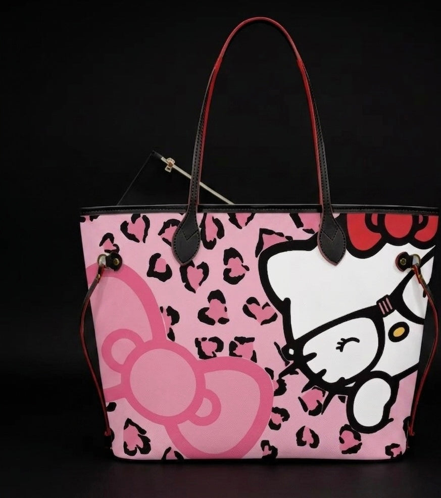 HK Leopard Tote