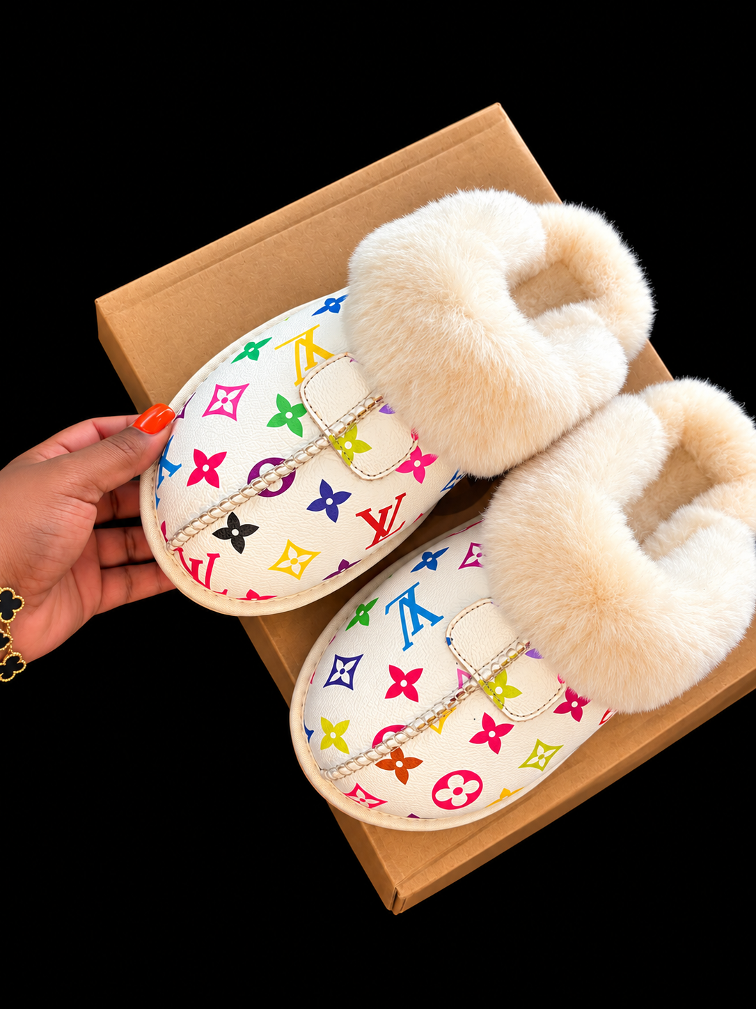 Confetti Luxe Cozy Slippers