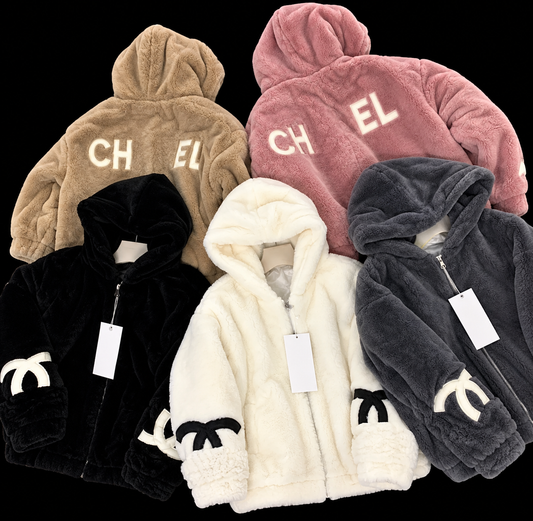 Fall Statement Hooded Fur Coat